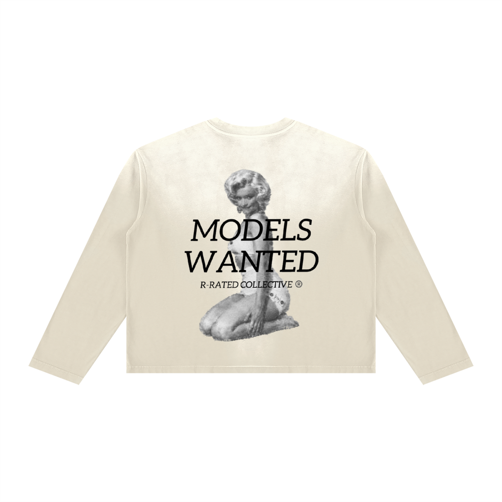 Unisex Sunfade Boxy Long Sleeve T-Shirt