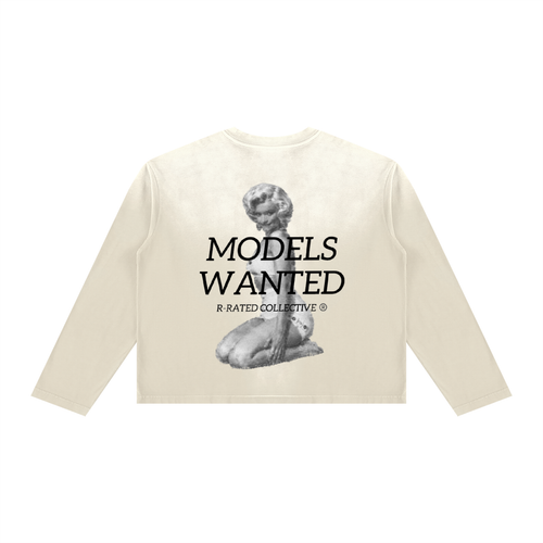 Unisex Sunfade Boxy Long Sleeve T-Shirt